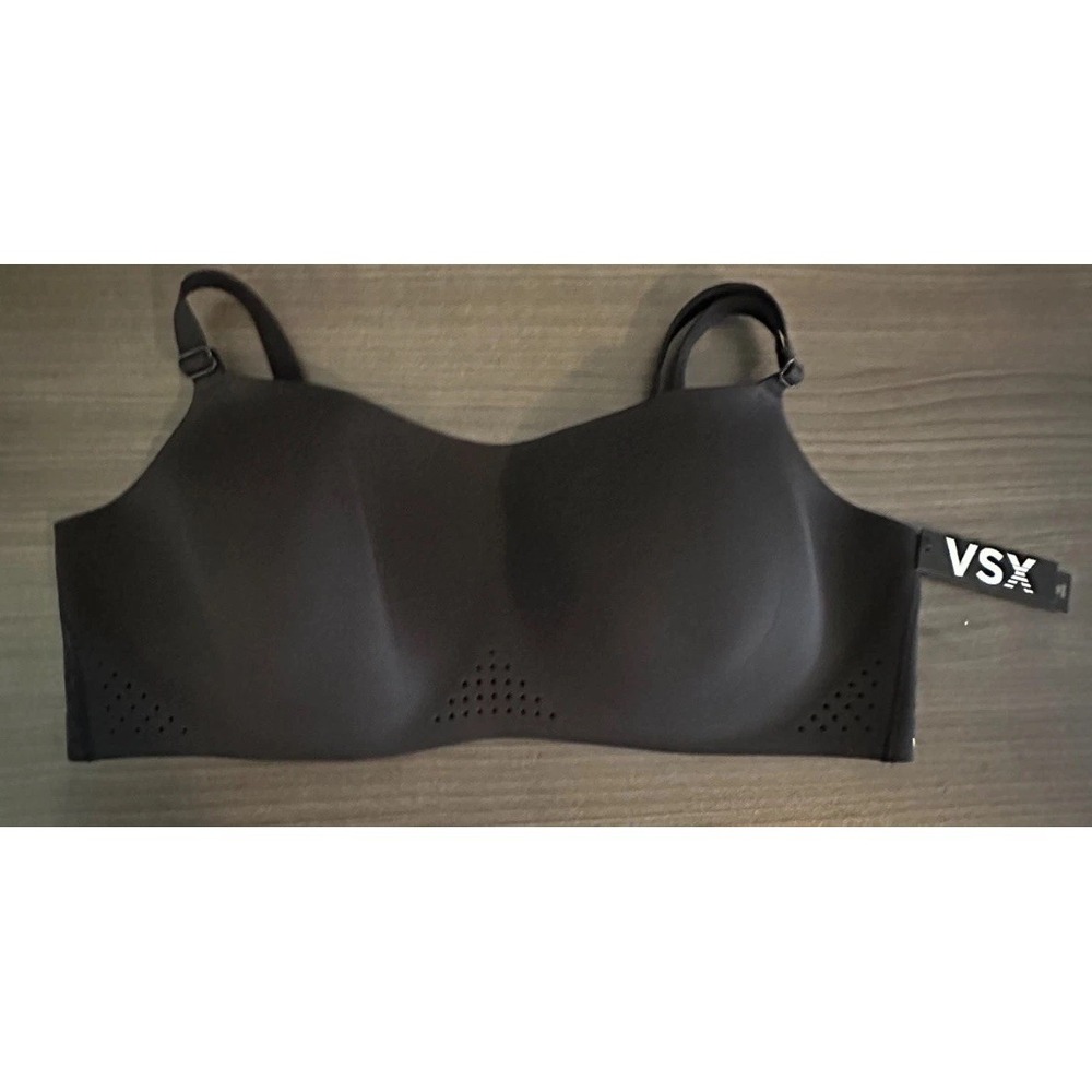 Victoria's Secret VSX Featherweight Light Support Sports Bra Black XXL NWT